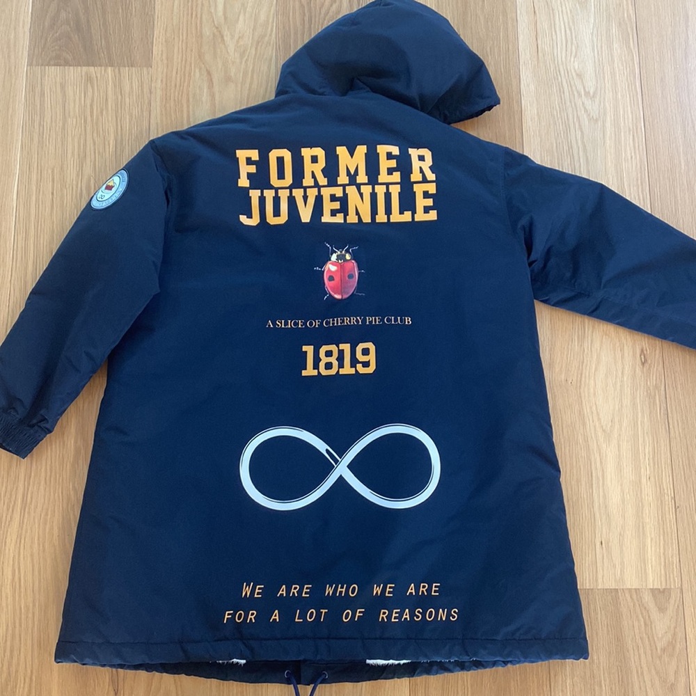 UNDERCOVER- Printed Rain Jacket- size 1/ S